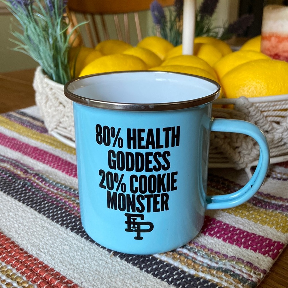 Flex it Pink Cookie Monster mug